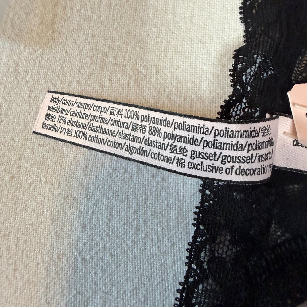 NWT Victoria's Secret Floral Lace V-String Panties Small 5 Piece - Picture 7 of 10
